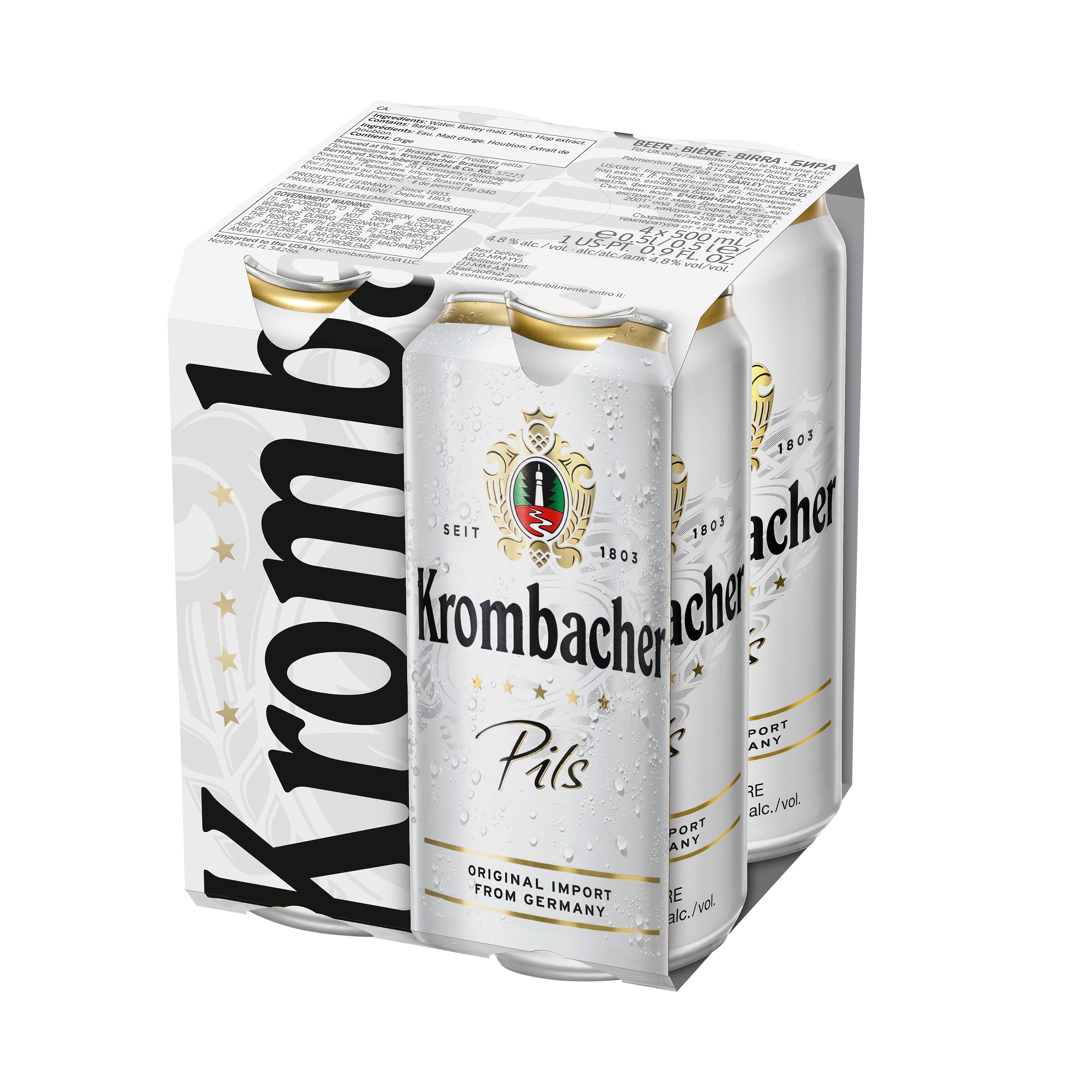 krombacher_international_packshots_Pils_4x05l_cluster_150dpi_751200_top.png